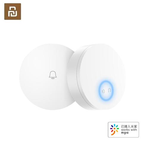 Youpin Linptech WIFI Self-power-generating Wireless Doorbell Work with Mijia APP Smart Control Memory Function AC 110-240V ► Photo 1/6