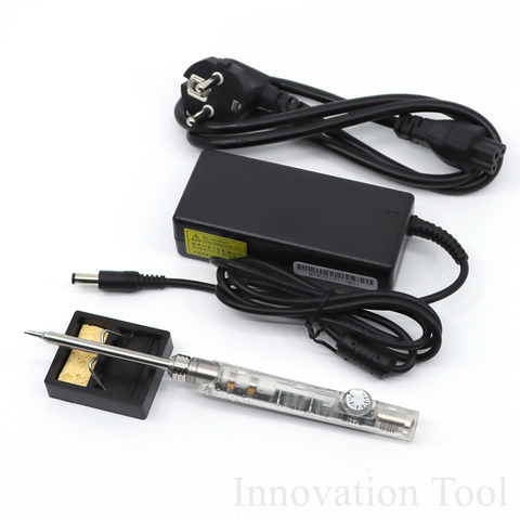 SH72 65W Mini Electric Soldering Iron Kit Adjustable Temperature Portable Solder Welding Station with 24V Power Supply 220-400 ℃ ► Photo 1/6