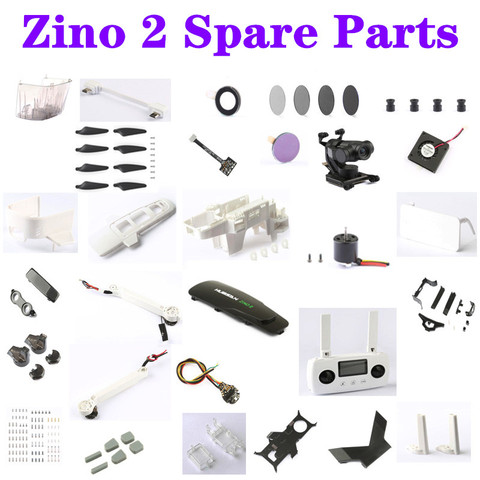 Hubsan ZINO 2 zino2 RC drone Spare parts motor arm blade ESC shell foot Flat Cable Remote control Charging line ► Photo 1/1