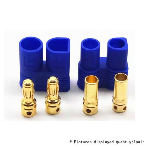 4 Pairs Quick connector Male&Female EC2 EC3 EC5 Style Connectors 2.0mm 3.5mm 5.0mm Gold Bullet Banana Plug ► Photo 1/3