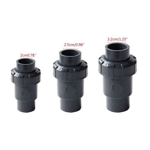 PVC pipe fittings check valve plumbing system fittings 20mm 25mm 32mm E7CB ► Photo 1/6