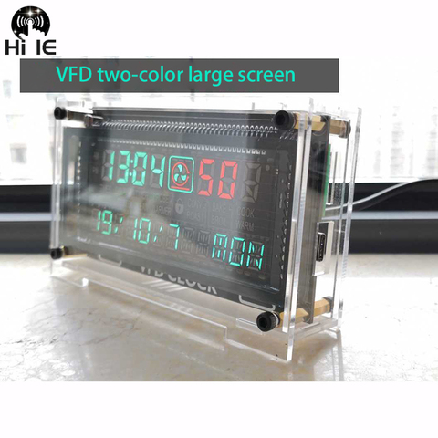 Creative Glass Gift Desktop VFD Clock VFD DIY Kit BoyFriend Gift Digital LED Clock Creative Home Clock Ambient Light VFD screen ► Photo 1/4