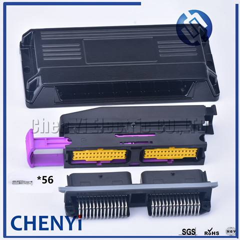 1 set 56Pin ECU Auto Waterproof PCB Aluminum Box Enclosure Case for Tuning LPG Car ECU Programmer with connector 211PC562S8009 ► Photo 1/6