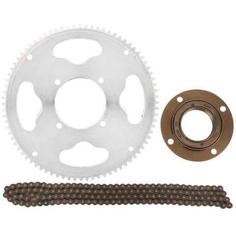 Electric Scooter Bike Four Holes Crankset Chain Wheel Freewheel 146-Link Chain Kit 80T Sprocket 25H Chain No-Tooth Freewheel Set ► Photo 1/6