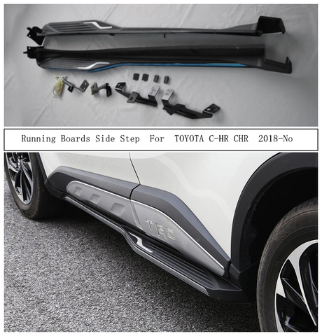 For TOYOTA C-HR CHR 2022 Running Boards Side Step Bar Pedals High Quality Nerf Bars Auto Accessories ► Photo 1/5