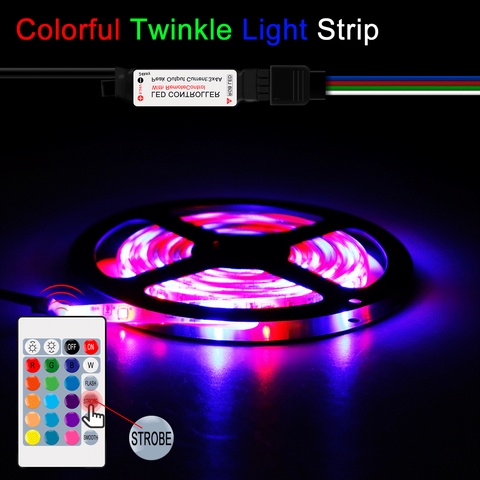 5V USB LED Strip Lamp RGB Waterproof Strip Light Flexible LED Light Tape Ribbon LED TV Backlight Lighting Decoration Lamp 2835 ► Photo 1/6