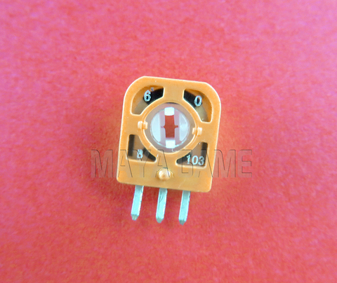 100pcs orange 3D Analog Joystick Micro Switch Axis Resistor potentiometer for Playstation 4 PS4 xbox one controller Thumbstick ► Photo 1/6