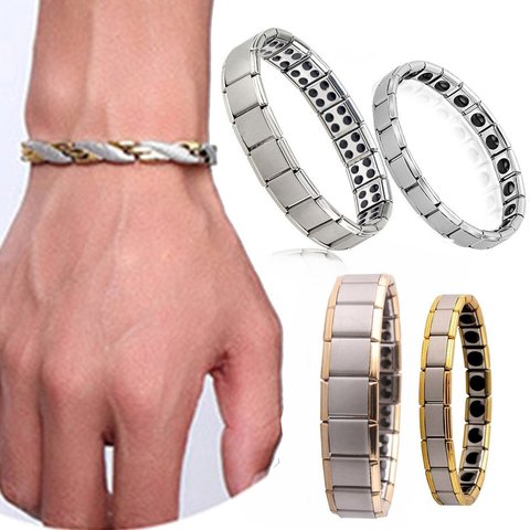 Health Tourmaline Magnetic Bracelet Reduce Muscle Tension Reduce Fatigue And Tension Improve Blood Circulation for Women Men ► Photo 1/6