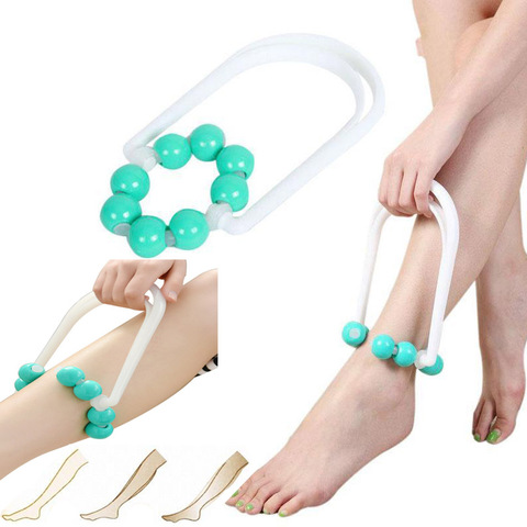 home Health Care Slim Leg Massage Roller finger amy Body Slimming Massager Foot Calf Magic Shapely Legs Relax for Women Tool ► Photo 1/6