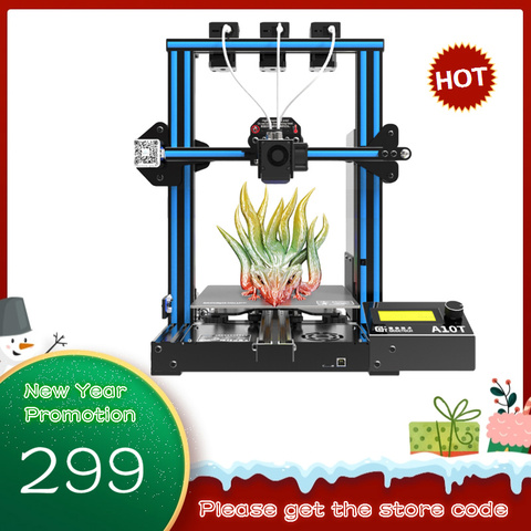 Geeetech 3D Printer A10T 3 in 1 out mixed Property Upgrade GT2560 V4.0  Controlboard  220x220x250mm LCD2004 FDM CE ► Photo 1/6