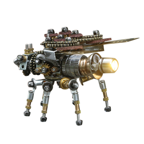 265Pcs Metal Insect Puzzle Model Kit 3D DIY Mechanical Assembly Jigsaw Assemble Models - Fire Fly / Dragonfly / Wasp / Termite ► Photo 1/6