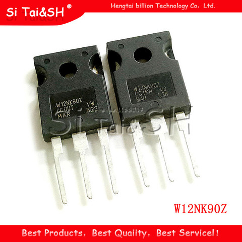 1PCS W12NK90Z STW12NK90Z N-channel field effect TO-247 900V 12A ► Photo 1/1