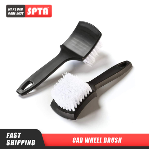 Car Wheel Tire Rim Scrub Brush Auto Detailing Brush Special PP Silk Brush Cleaner and More Thorough Car Cleaning Tool Accessorie ► Photo 1/6