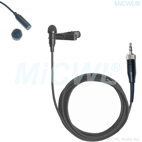 Professional ME2 Tie Clip Microphone for original Sennheiser MKE2 Lavalier Wireless Belt Pack Microphones System Metal Cap foam ► Photo 1/4