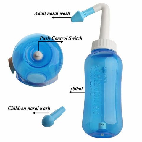 Free Shipping 2022 NEW Nose Wash System Sinus & Allergies Relief Nasal Pressure Rinse Neti pot ► Photo 1/6