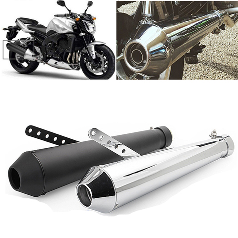 Motorcycle Muffler vintage exhaust pipe cafe racer Metal Variable Diameter Sleeve Universal for M800 1200 CUSTOM XL883 FAT BOY ► Photo 1/6