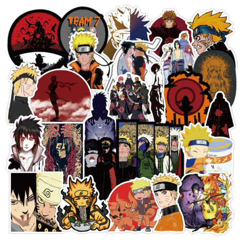 Laptop Stickers Sticker Naruto  Anime Stickers Naruto Shipuden -  10/50/100pcs Anime - Aliexpress