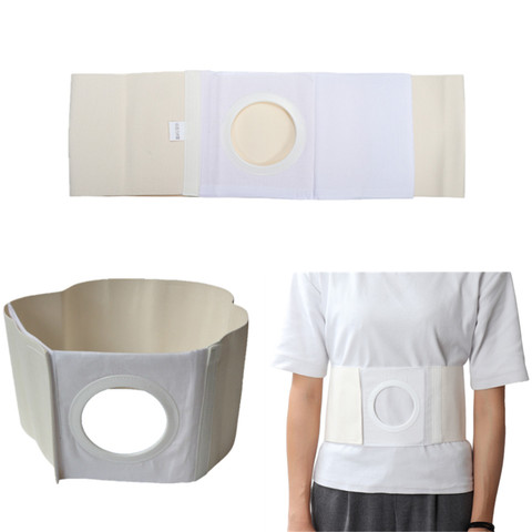 Ostomy Abdominal Belt Brace waist support wear on the abdominal stoma to fix bag and prevent parastomal hernia back brace CE ► Photo 1/6