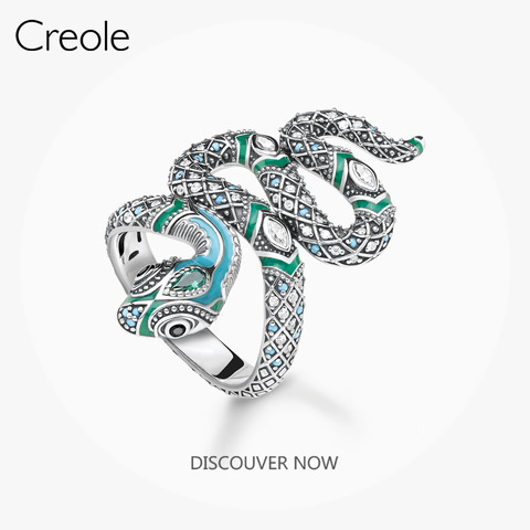 Ring Fascinating Snake,2022 Summer New Brand New 925 Sterling Silver Bohemia Fashion Jewelry Myth of the Jungle Gift For Women ► Photo 1/6