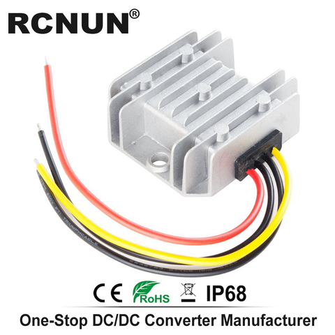 Voltage Reducer 36V/48V to 12V DC DC Converter Regulator 60W Car Power Supply Step Down 30V-60V to 12V 5A Buck Module CE RoHS ► Photo 1/6