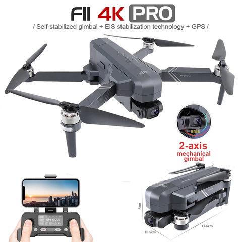 SHAREFUNBAY F11 PRO Drone Professional 4K HD Camera Gimbal Dron Brushless 5G Wifi Gps System Supports 128G TF Card RC Quadcopter ► Photo 1/6