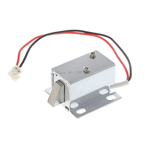 Electronic Lock Catch Door Gate 12V 0.4A Release Assembly Solenoid Access Control Whosale&Dropship ► Photo 1/6