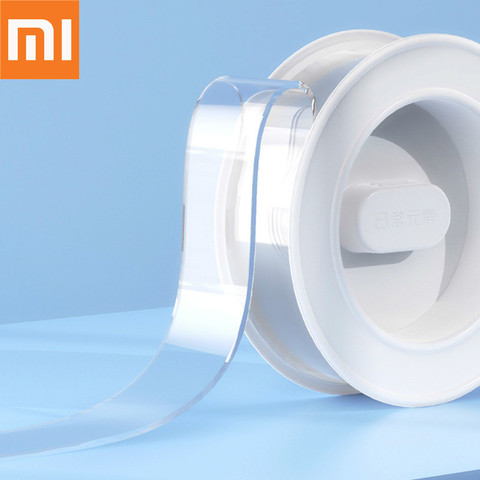 Original Xiaomi mijia Everyday Elements Magic Seamless Transparent Tape Double Sided No Trace Tape Repetition Use Washable ► Photo 1/5