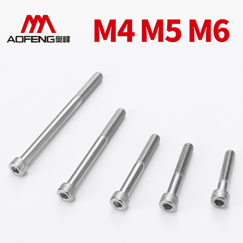 M4 M5 M6 Hexagon Socket Cap Head Half Tooth Bolts M4 M5 M6 X 30 35 40 45 50 60 70 80 90mm 304 Stainless Steel Screws ► Photo 1/5