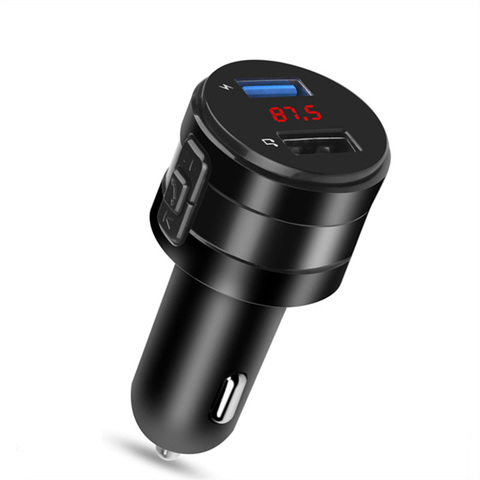 Bluetooth FM Transmitter MP3 Player Handsfree Car Kit Support U disk AUX 3.1A Dual USB Charger Power Adapter For Car DVR Radio ► Photo 1/5