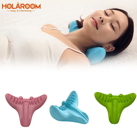 New Authentic C-Rest Neck Massage Neck and Shoulder Correction Pain Relief Pillow Release Tension Comfortable Pillows 3 Colors ► Photo 1/6