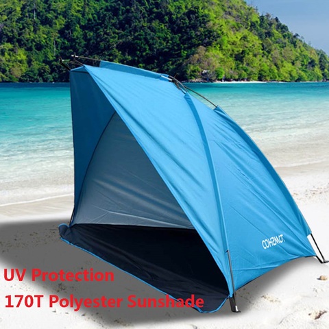 TOMSHOO Outdoor Beach Tent Sunshine Shelter 2 Person Sturdy  170T Polyester Sunshade Tent for Fishing Camping Hiking Picnic Park ► Photo 1/6