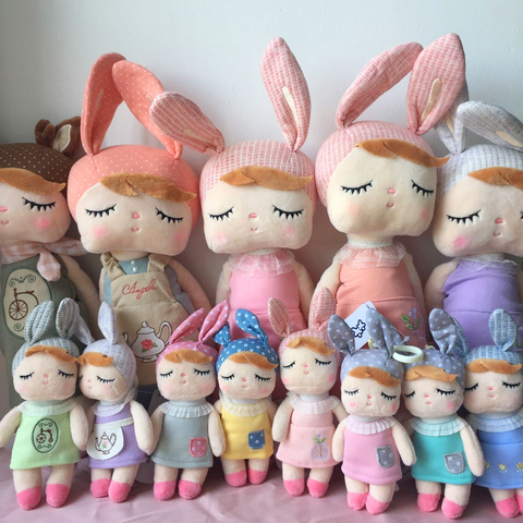 2 Piece Metoo Doll Soft Plush Toys For Girls Baby Cute Rabbit Beautiful Angela Stuffed Animals For Kids ► Photo 1/6