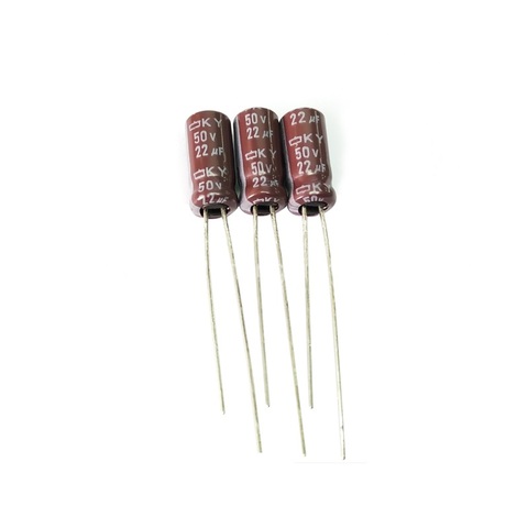 10pcs 22uF 50V NIPPON NCC KY Series 5x11mm Low ESR 50V22uF Aluminum Electrolytic Capacitor ► Photo 1/1