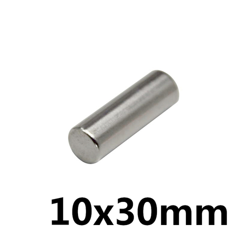 2/5/10PCS 10x30Super Powerful Strong Magnetic Magnets Thick Permanent Neodymium Magnets 10x30mm Round Magnet 10*30mm ► Photo 1/4