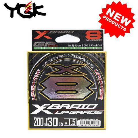 YGK G-SOUL X8 Upgrade Braid Fishing Line Super Strong 8 Strands  Multifilament PE line 150M