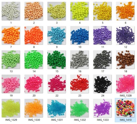 200Pcs/Set 30 Colors 5mm aqua Water beads Spray Perler Magic beads Educational 3D beads Puzzles Accessories for Children Toys ► Photo 1/6