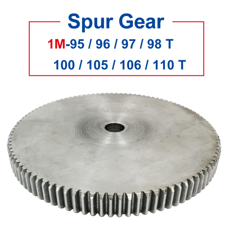 1 Piece spur Gear 1M95/96/97/98/100/105/106/110T rough Hole 10mm gear wheel 45#carbon steel Material motor gear Thickness 10mm ► Photo 1/6