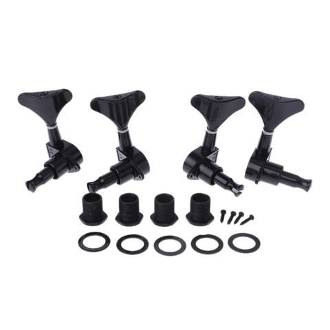 New Guitar Sealed Tuners Tuning Pegs Machine Heads 2R2L For 4 String Bass Black Guitar Part Accessories ► Photo 1/6