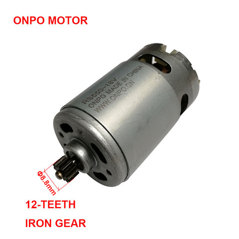 BAB-18Ux2LI-FDK 18V DC RS550 Motor  12-Teeth V For Bort 0-350/1350rpm 33Nm Electric Drill Screwdriver Accessories ► Photo 1/6