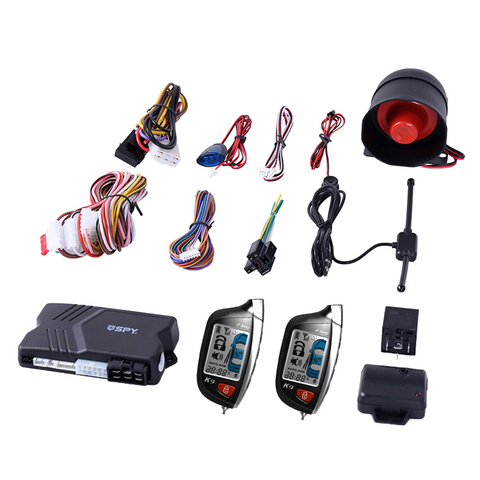 SPY security LCD remote two way car alarm with remote starter ► Photo 1/6