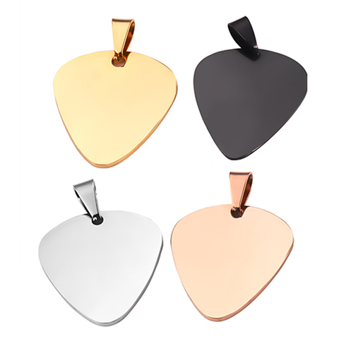 5Pcs  New Trendy Stainless Steel Love Tag Pendant Necklace Rose Gold Gift Punk Jewelry Party Drop Shipping ► Photo 1/6