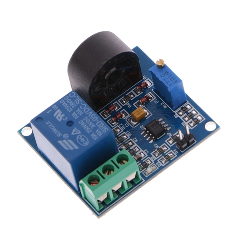 5A Overcurrent Protection Relay Module AC Current Detection Board 12V/5V Relay L69A ► Photo 1/5