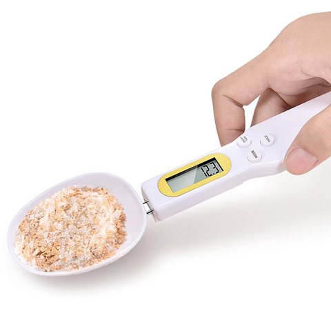 500g/0.1g measuring cup  LCD Digital Kitchen Scale Measuring Spoon Gram Electronic Spoon Weight Volumn Food baking accessories ► Photo 1/6