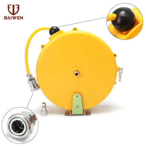 Automatic Retractable Reel Telescopic Air Drum Hose PU8*5 10*6.5 12*8 Automotive Air Hose Pneumatic PU Tube Pneumatic Drum ► Photo 1/6