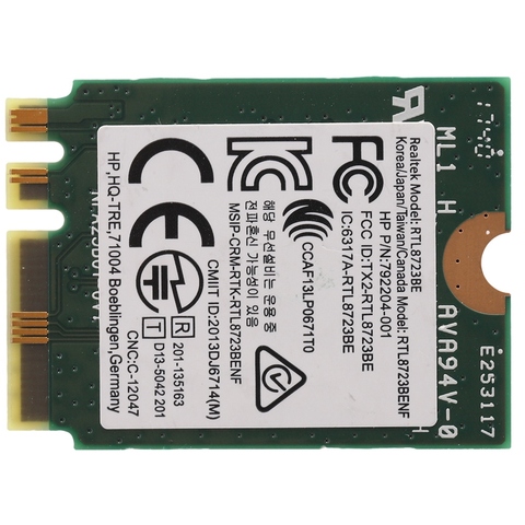 HOT-Wireless Adapter for Realtek RTL8723BE 802.11N WiFi Card Bluetooth 4.0 NGFF Card SPS 843338-001 300Mbps ► Photo 1/6