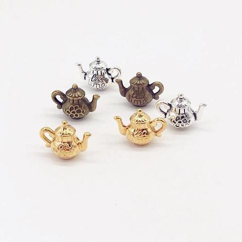 High quality 15 pcs teapot charms fit DIY hade made Bracelet Necklace earring charms Jewelry Making ► Photo 1/5