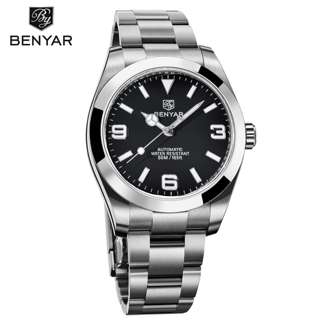 BENYAR Design New Men's Watch Classic Luxury Automatic Mechanical Watch Men's Business Sports Waterproof Clock Watches Mens 2022 ► Photo 1/6