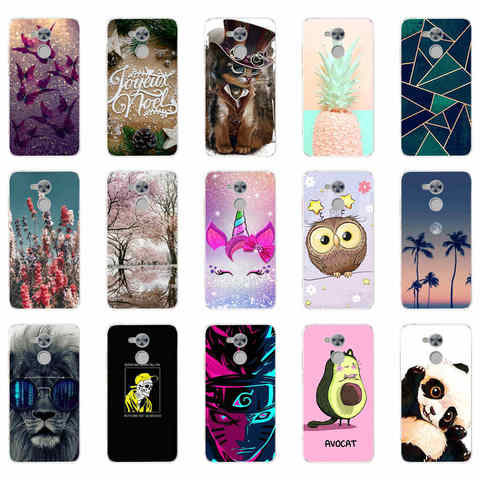 For Huawei Honor 6A Case DLI-TL20 Cute Silicone Back Cover for Huawei Honor 6A 6 A Cartoon TPU Phone Case Flower ► Photo 1/6