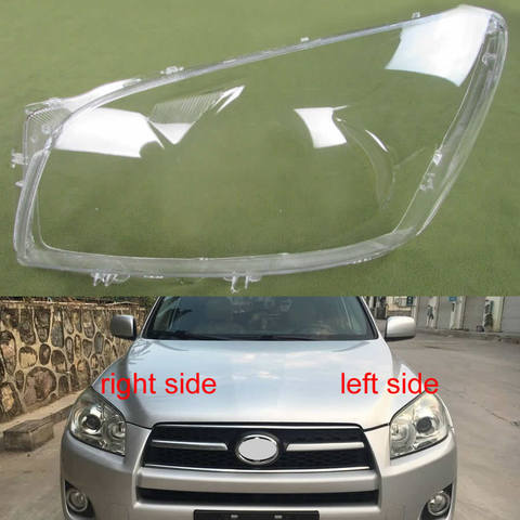 For Toyota RAV 4 RAV4 2009 2010 2011 2012 Front Headlight Cover Headlamps Cover Transparent Lampshade Shell Lens Glass ► Photo 1/6