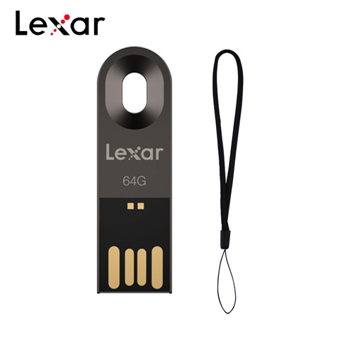 Lexar Jumpdrive M25 USB Flash Drive 16GB 32GB High Quality USB 2.0 Metal Pendrive 64GB Mini U Stick USB Memory Stick ► Photo 1/6